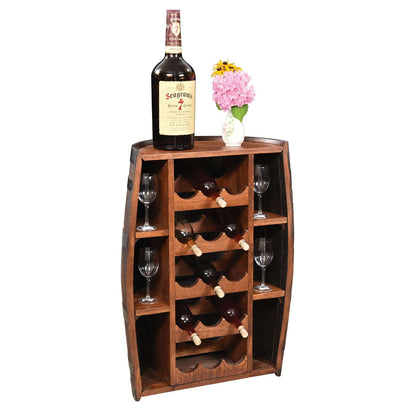 Half Barrel Bottle Holder