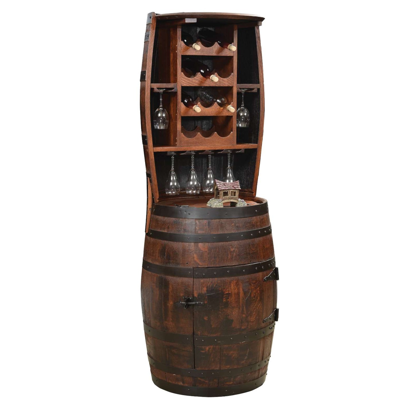 12 Bottle Barrel Hutch