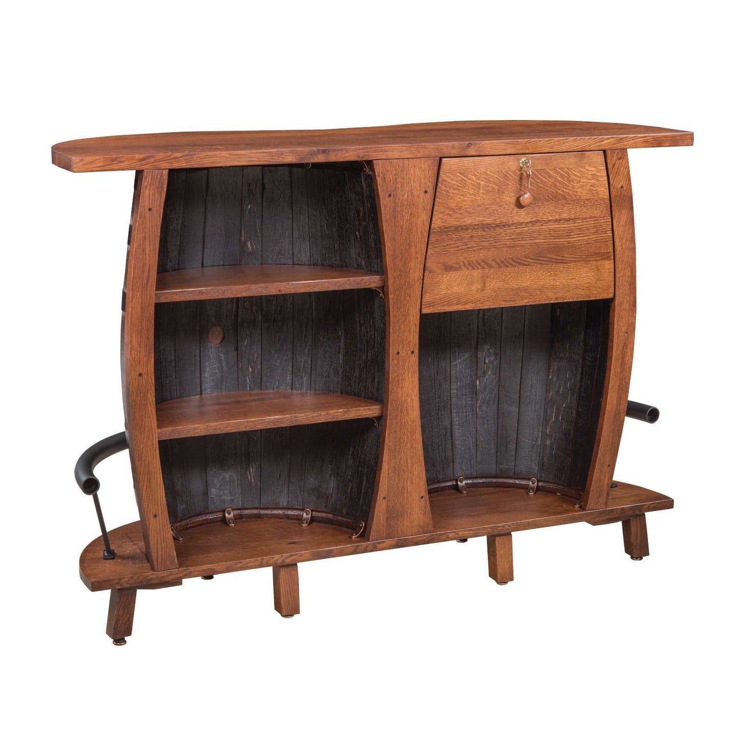 Double Barrel Bar Table