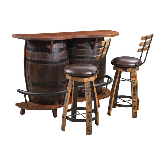 Barrel Bar Table Set