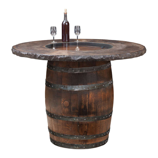 Outdoor Barrel Table