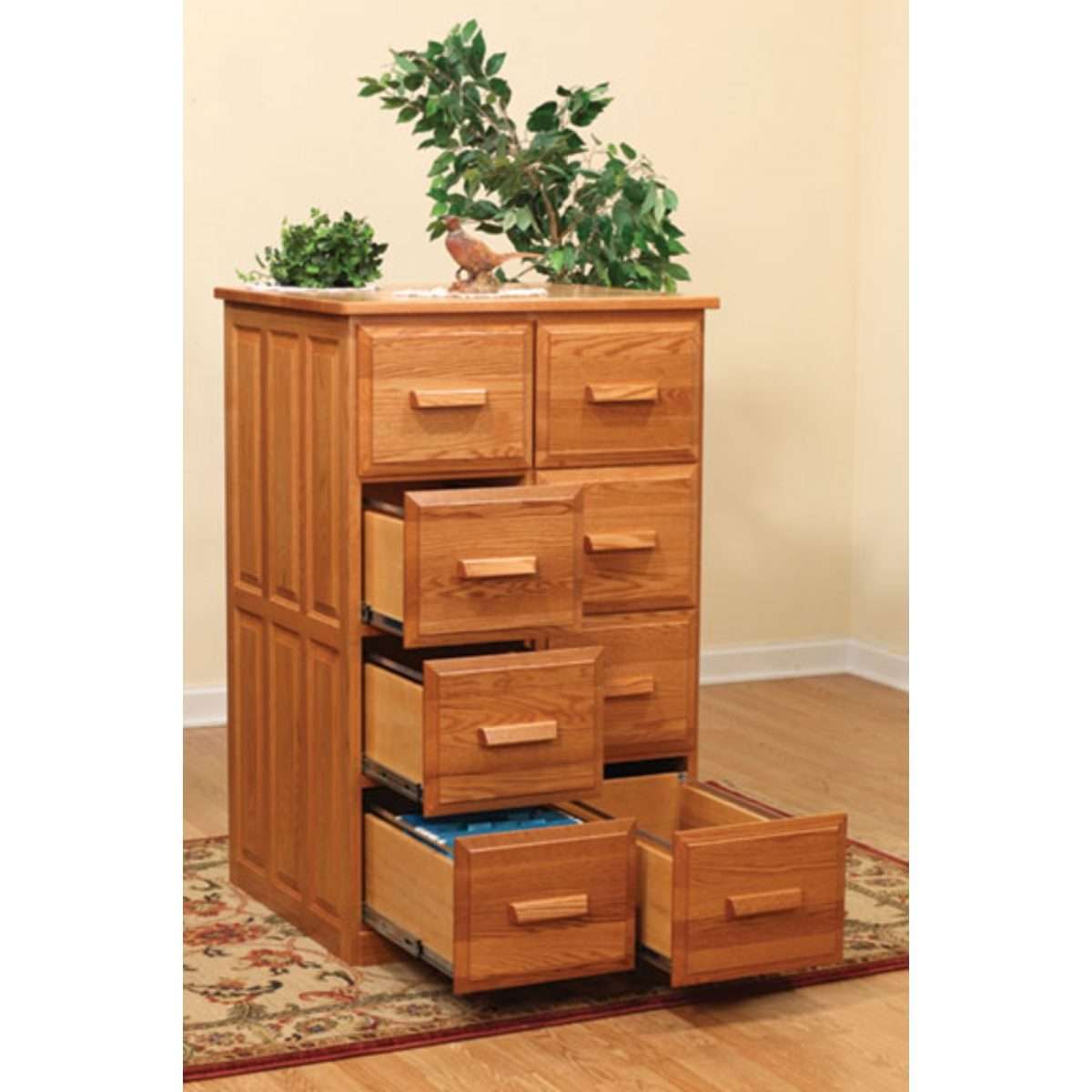 Double Vertical File Cabinet