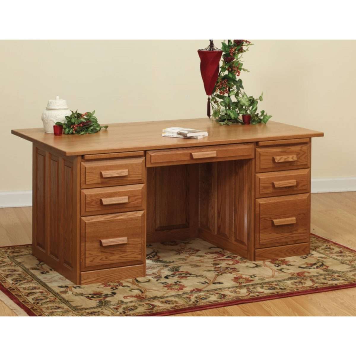 66" Traditional Executive Desk