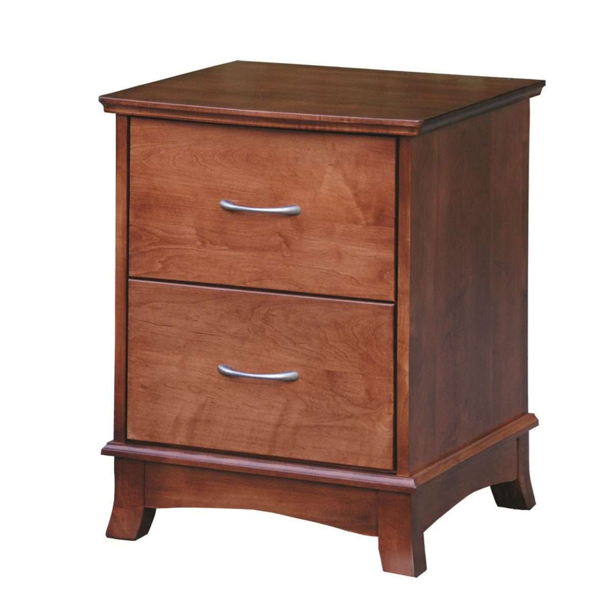 Crescent 2 Drawer Nightstand