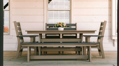 Poly Outdoor Coastal Dining Collection