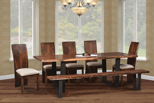 Abbington Live Edge Dining Collection - Quick Ship