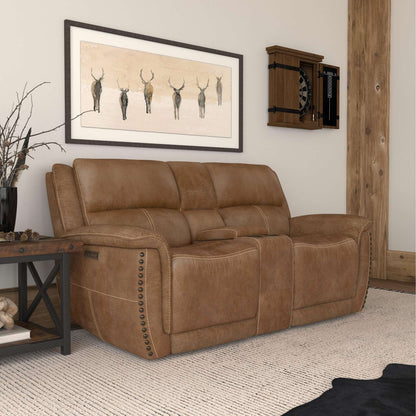 Beau Reclining Loveseat w/Console