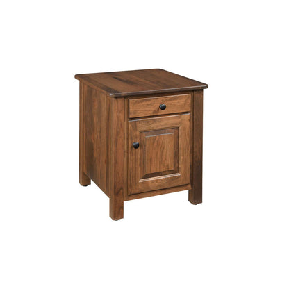 Country Enclosed End Table