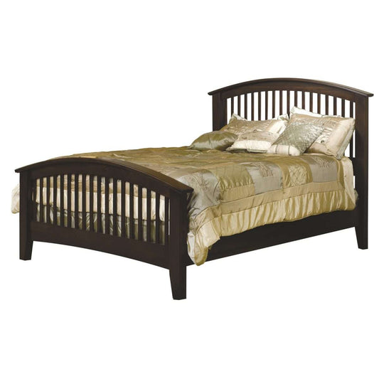 Cambrai Mission Bed with Arched Footboard