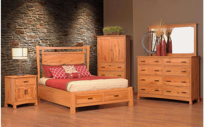 Catalina Panel Bed w/Drawers