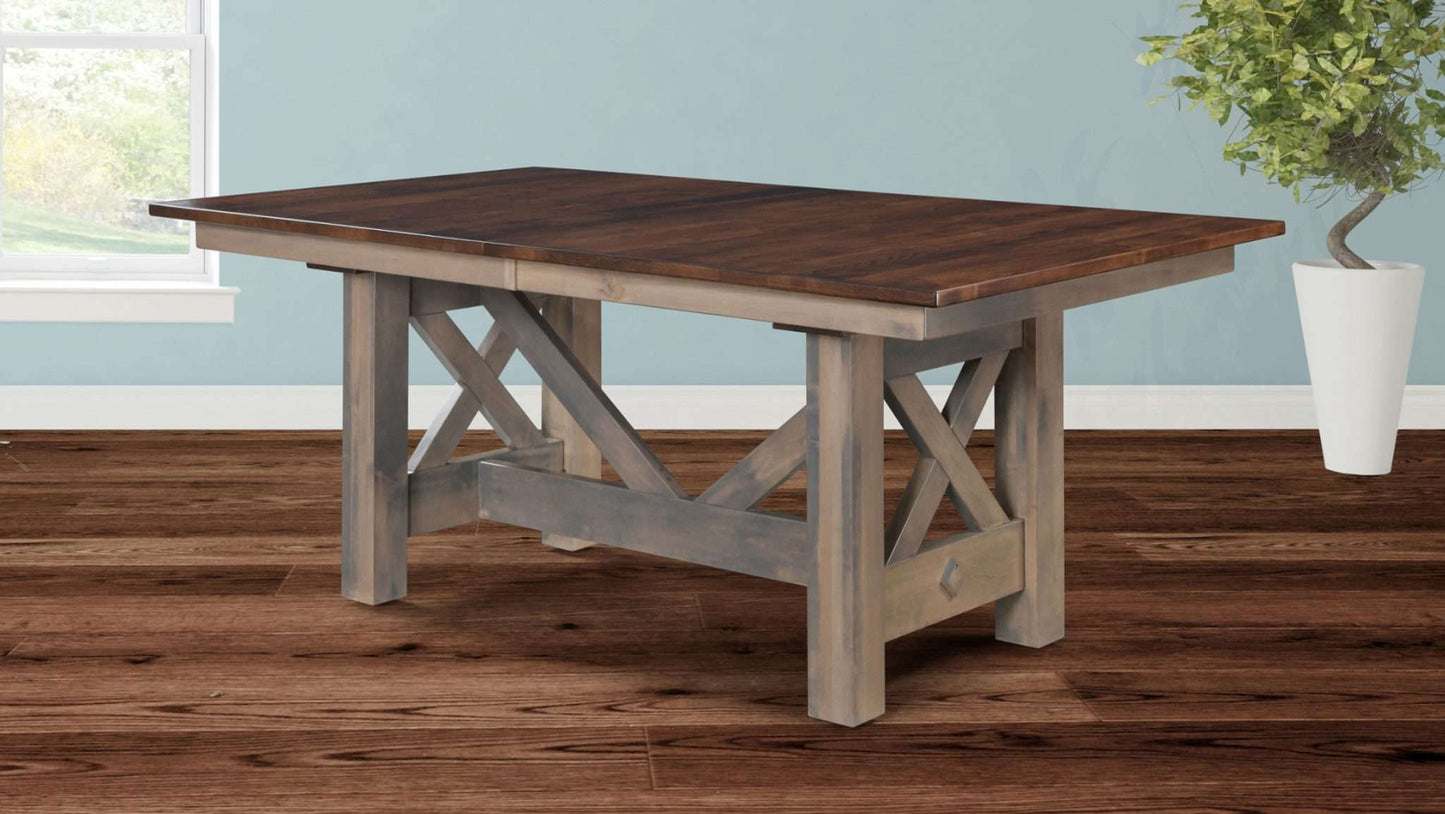 Coastal Double Pedestal Table