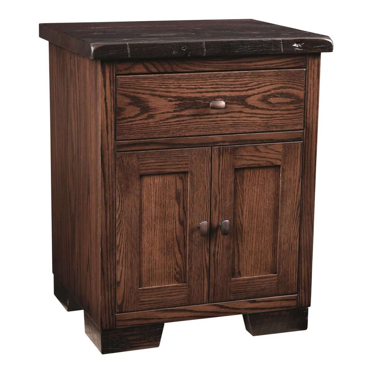 Farmhouse Heritage 1 Drawer/2 Door Nightstand