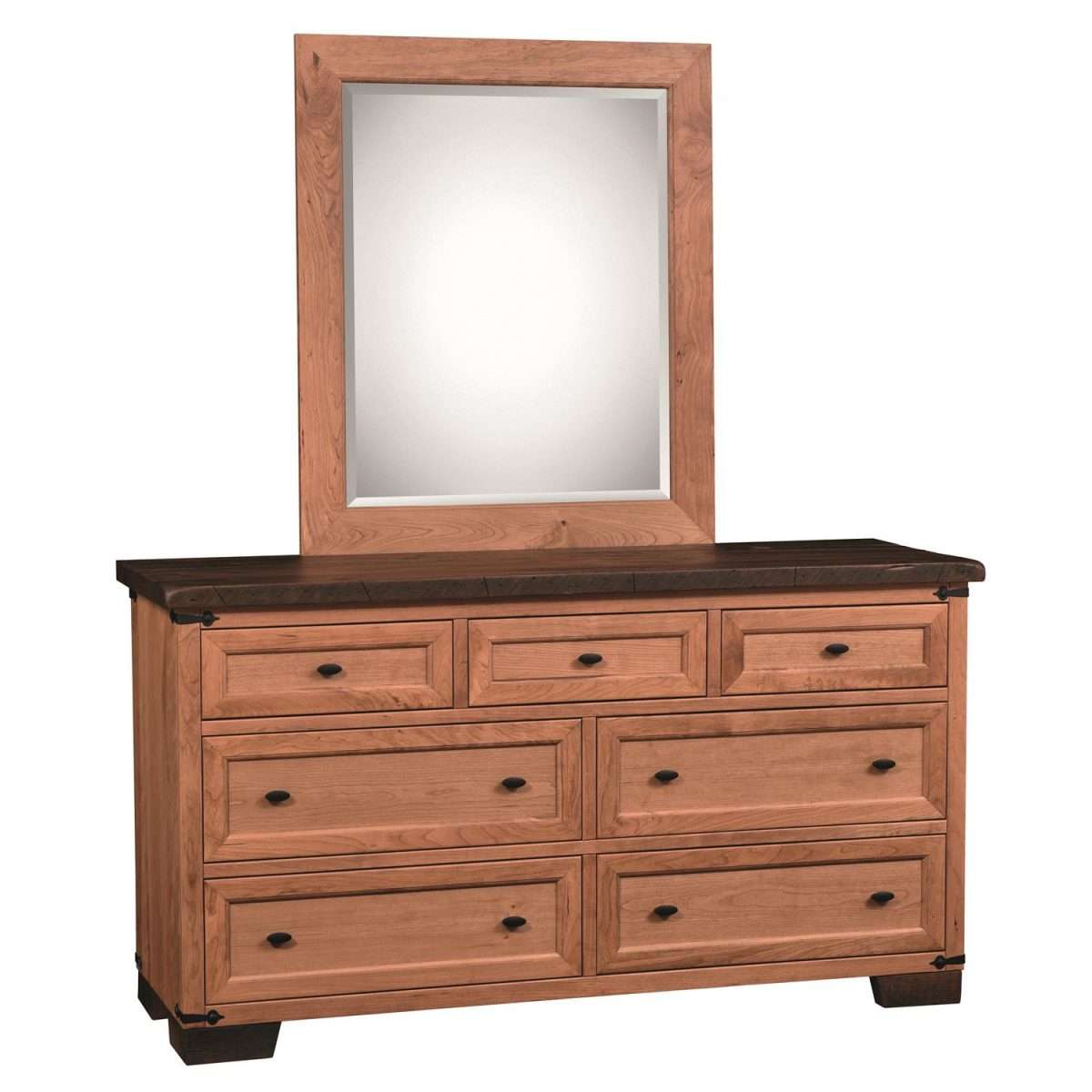 Farmhouse Heritage Double Dresser w/ Mirror