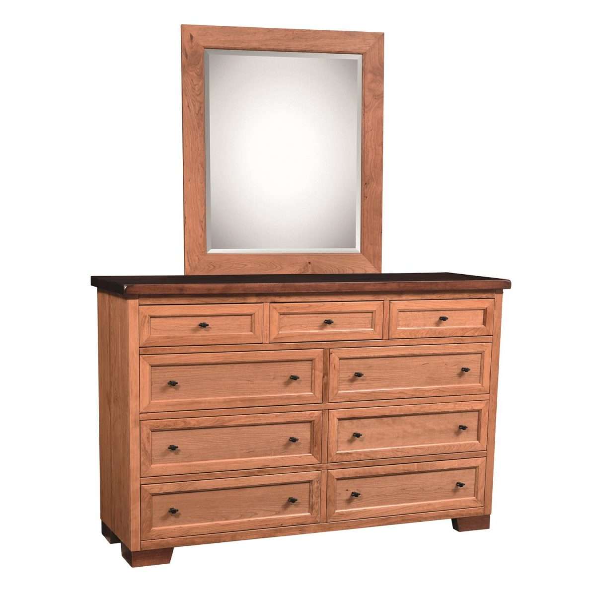 Farmhouse Tall Dresser w/ Mirror