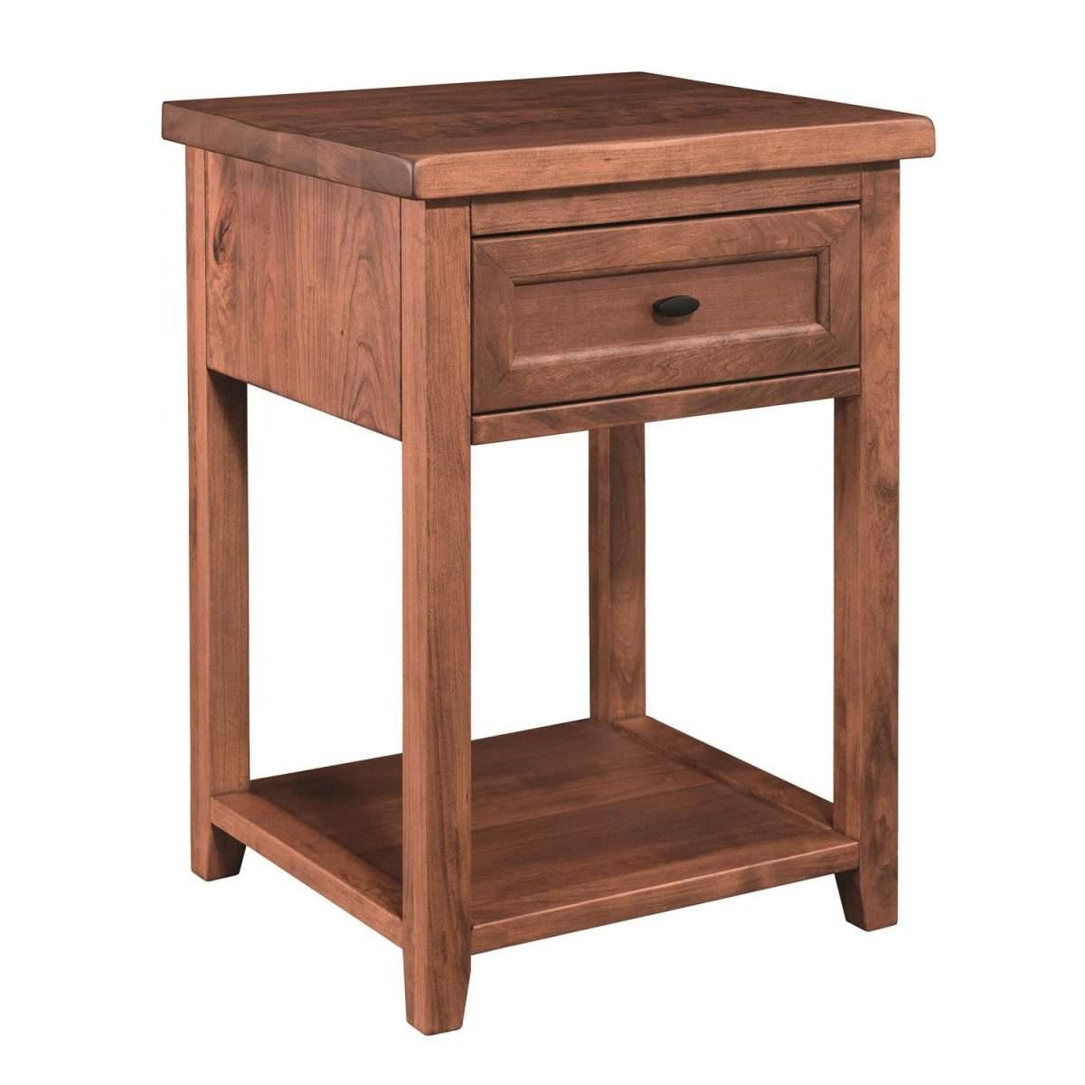 Farmhouse 1 Drawer Open Nightstand