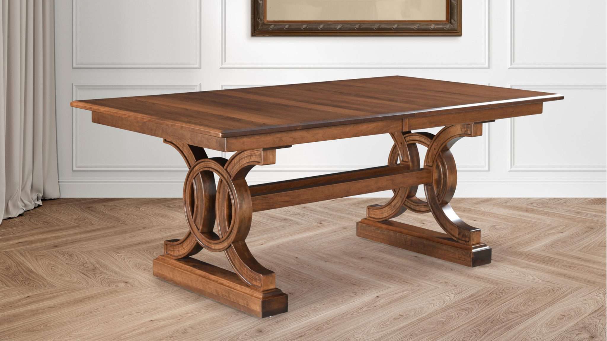 Delta Double Pedestal Table