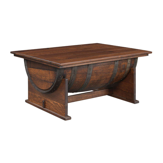 Deluxe Whiskey Barrel Coffee Table