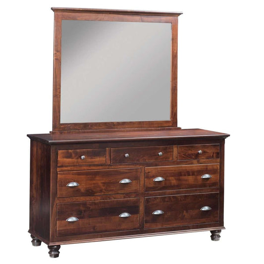 Choices Bun Leg Dresser w/ Mirror