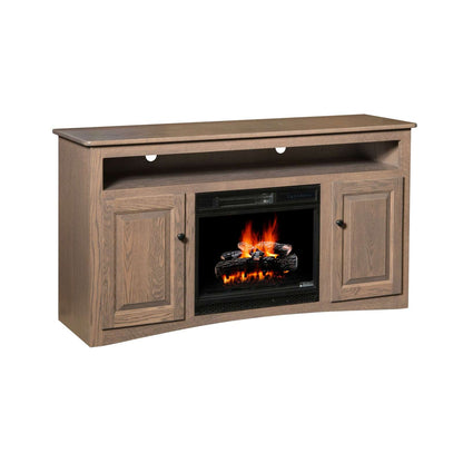 Economy 60" x 32" TV Stand w/Fireplace