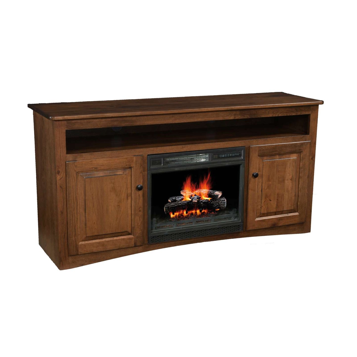 Economy 60" x 32" TV Stand w/Fireplace