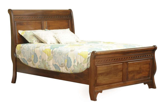 Eminence Sleigh Bed Collection with Tall Footboard