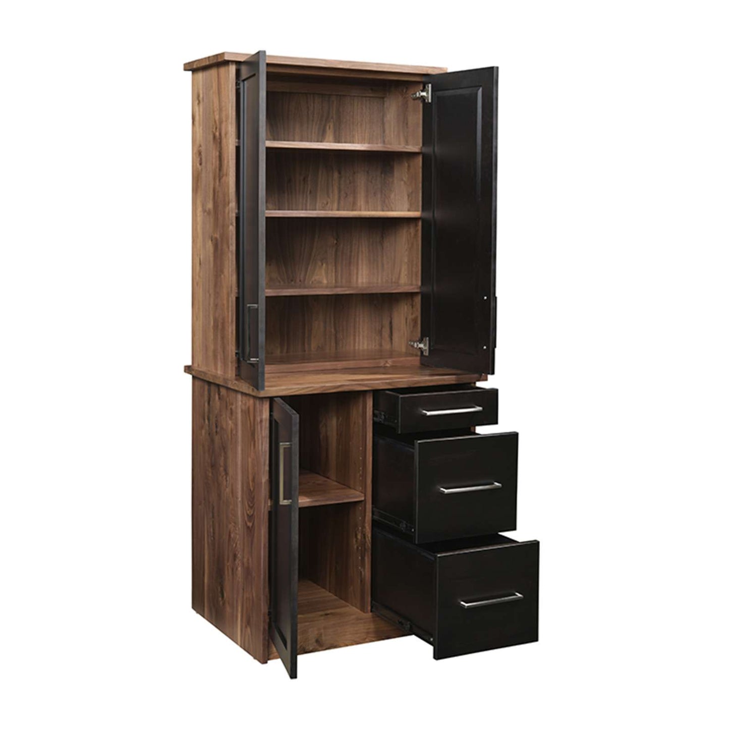 Edgewood File Cabinet w/Bookcase Top