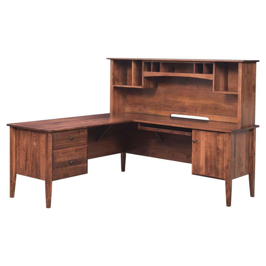 Hampton L-Corner Desk and Hutch