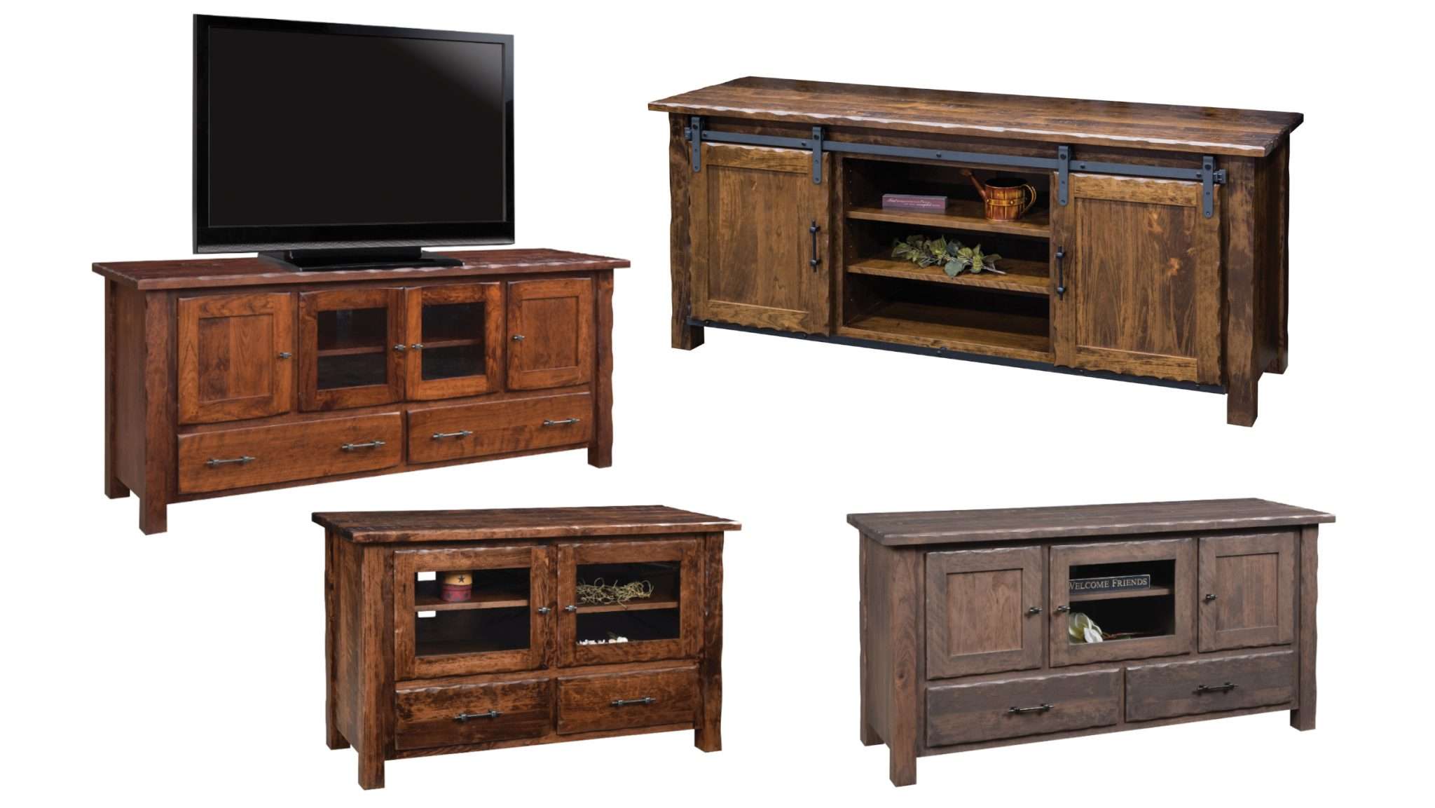 Hand Hewn TV Stand Collection