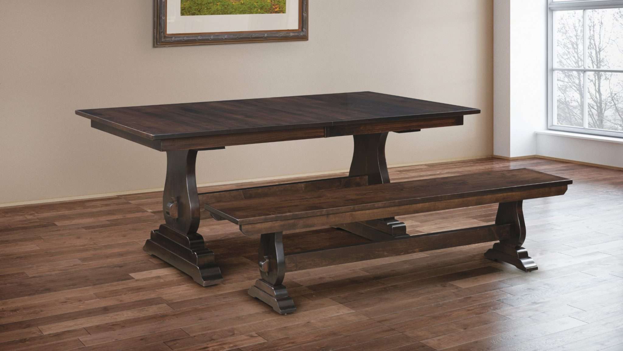 Holland Double Pedestal Table