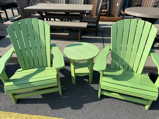 Lime Green Adirondack 3-Piece Set
