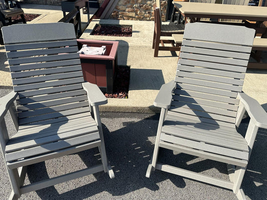 Anchor Gray Sipper Rocker Chairs (Pair)