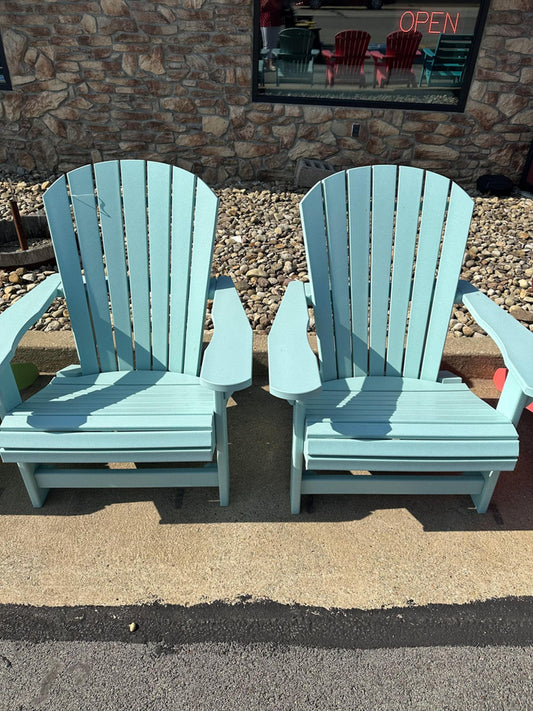 Poly Lumber Adirondack Chair LIGHT BLUE