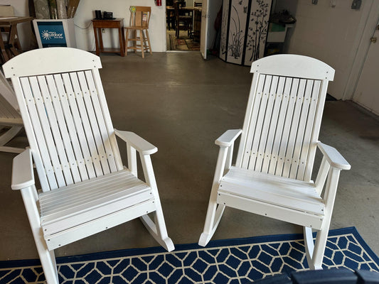 Classic Porch Rocker – White