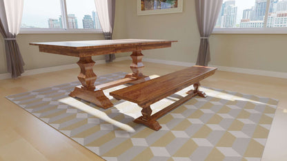 Jessica Double Pedestal Table