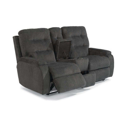 Kerrie Reclining Loveseat with Console