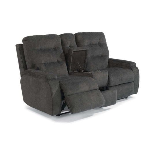 Kerrie Reclining Loveseat with Console