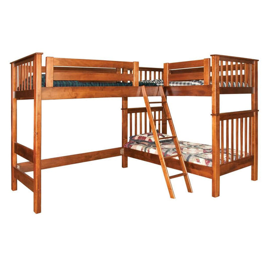 L-Shape Bunk Bed