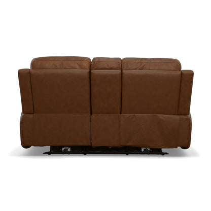 Linden Power Reclining Loveseat w/Console