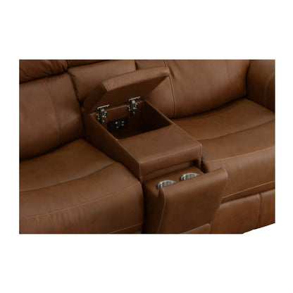 Linden Power Reclining Loveseat w/Console