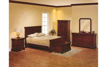 Louis Phillipe Panel Bed Collection