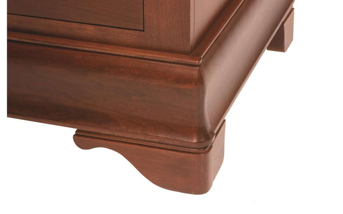 Louis Phillipe 3 Drawer Nightstand