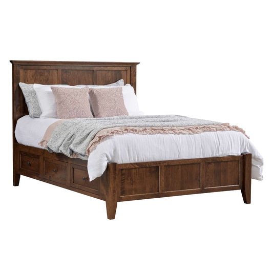 Albany Panel Bed w/Drawers