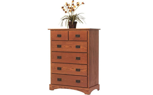 Old English Mission Chest of Drawers