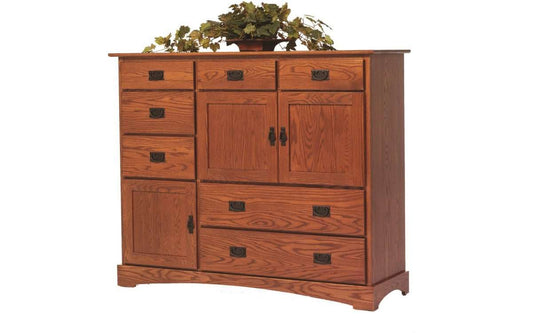 Old English Mission Grande Door Chest