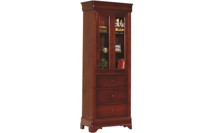 Louis Phillipe 30" Murphy Wall Bed Bookcase