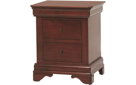 Louis Phillipe 3 Drawer Nightstand