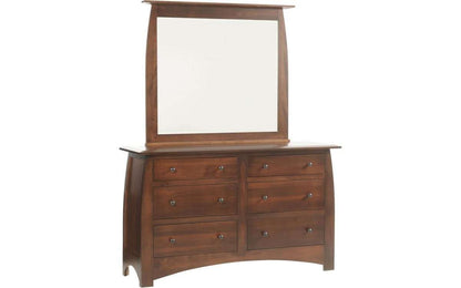 Bordeaux Low Dresser &amp; Mirror