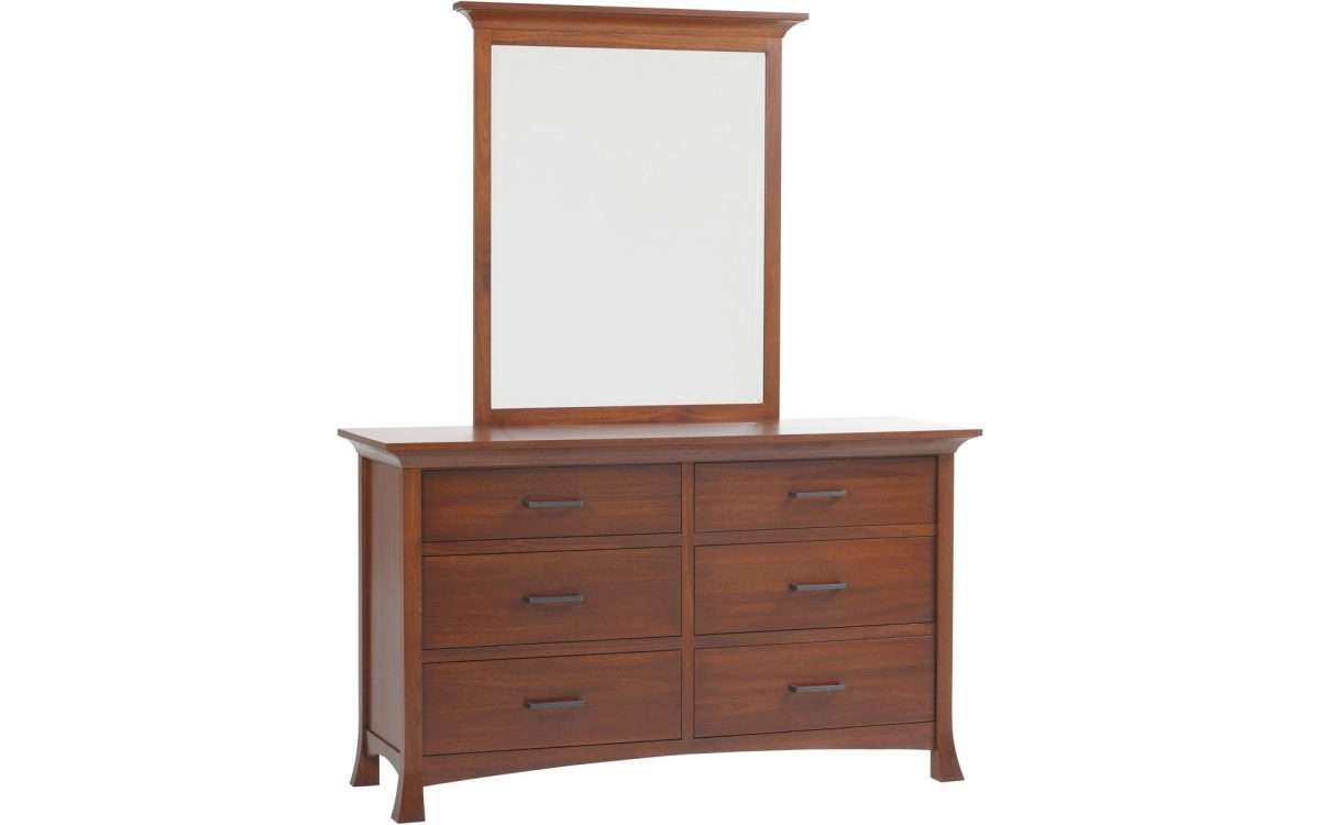 Oasis Low Dresser &amp; Mirror