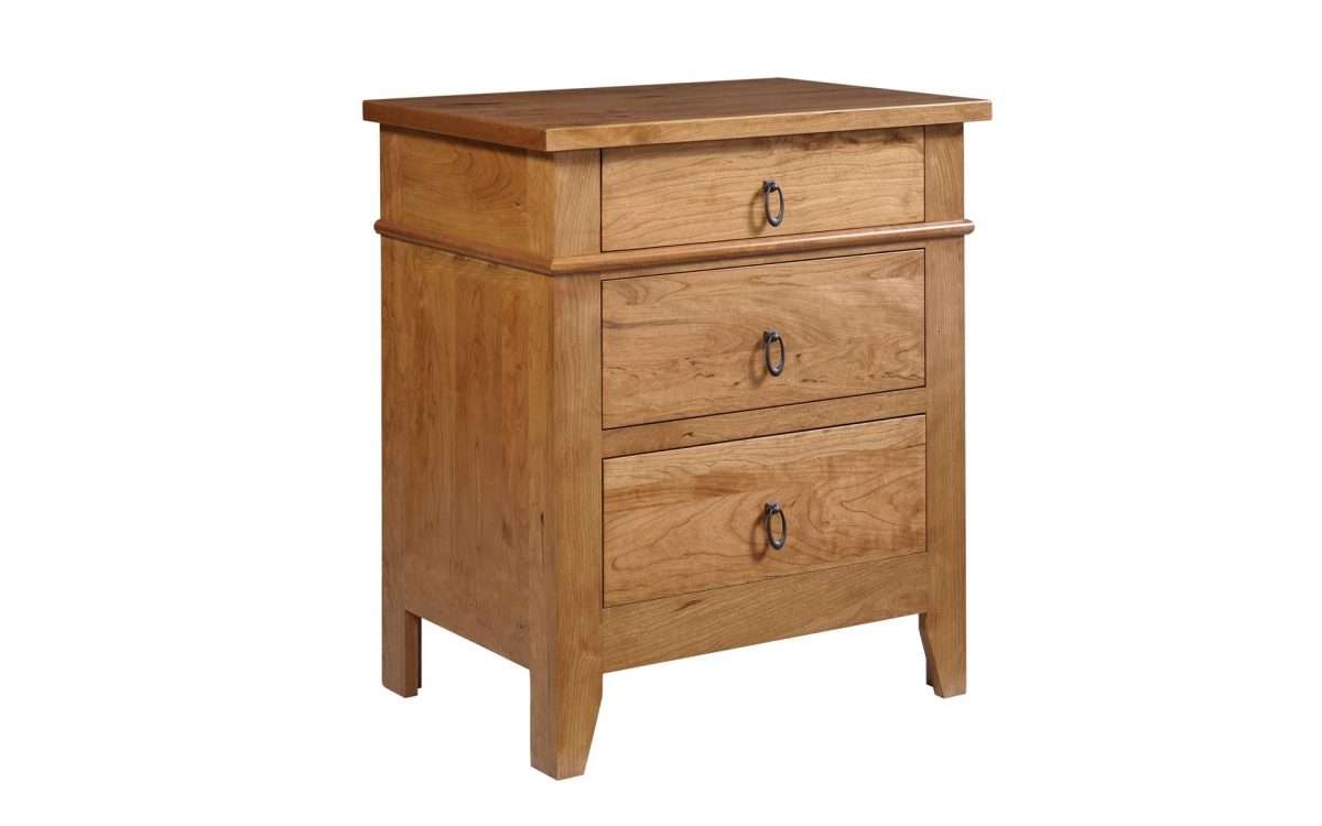 Tucson 3 Drawer Nightstand