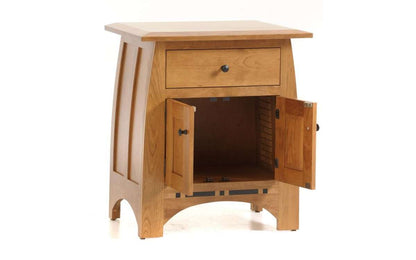 Vineyard 1 Drawer 2 Door Nightstand